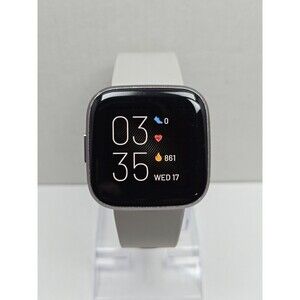 Fitbit Versa 2 Smartwatch Gray 40mm Alexa WR50M Always On Display No Charger